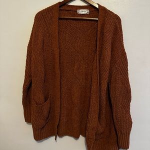 Burnt Orange Cardigan